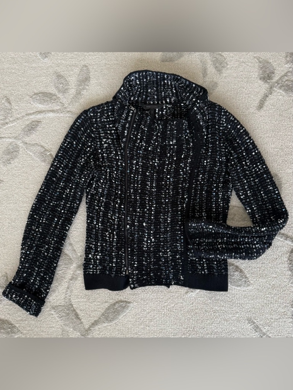 BCBGMaxAzria ‘Reeve’ Moto Cardigan Jacket - Picture 6 of 16